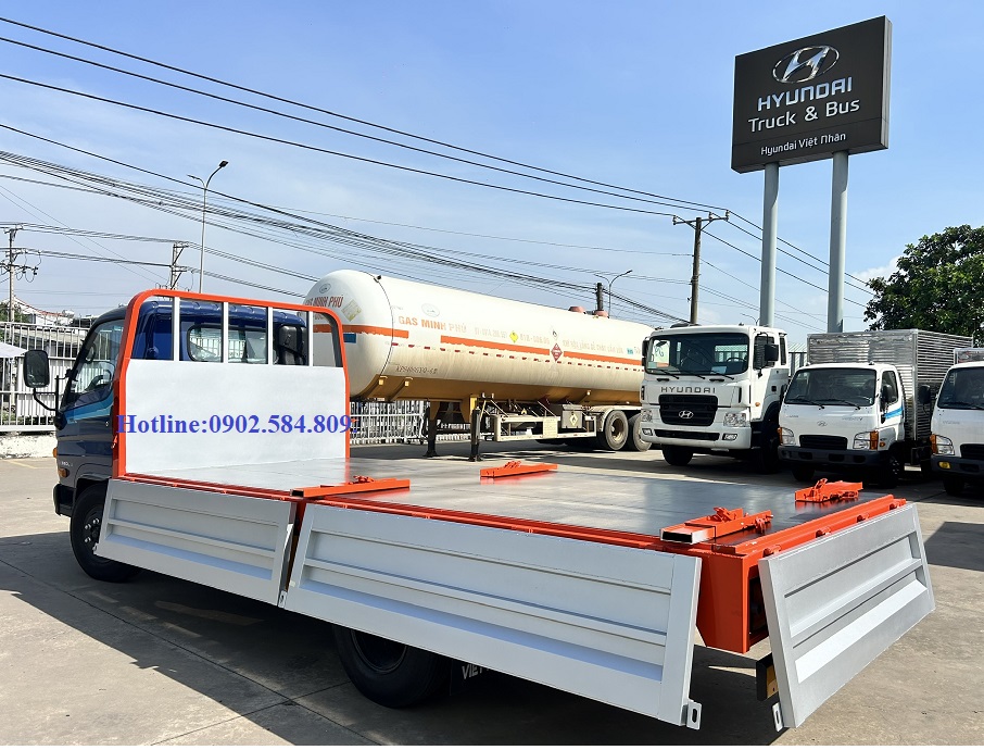 hyundai thùng lửng 2,5 tấn